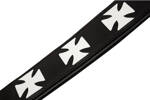 Pas go gitary Minotaur Straps Celtic Cross 279881 skórzany czarny pas gitarowy