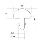 Progi HOSCO HFS-M2 2,7mm (stainless steel) Medium Jumbo 24 sztuki progi do gitary