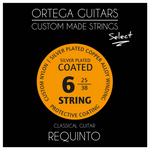 Struny do gitary klasycznej 1/2 Ortega RQS Requinto 25-38