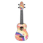 Zestaw ukulele sopranowe Ortega K2-68-L Keiki ABS PEACE '68 SET dla leworęcznych z akcesoriami