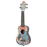 Zestaw ukulele sopranowe Ortega K2-SR Keiki ABS Samurai SET z akcesoriami