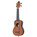 Zestaw ukulele sopranowe dla leworęcznych Ortega K2-MAH Keiki ABS Mahogany z akcesoriami